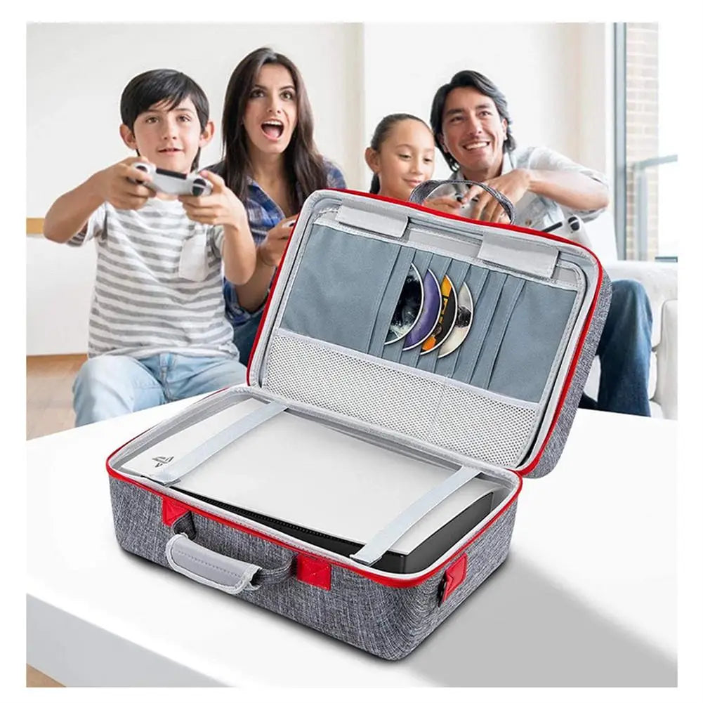 Carrying Case for PS5 - Protective Travel Storage Bag for Gamepad, Console, Controller, and Headphones, PlayStation 5 Accessories