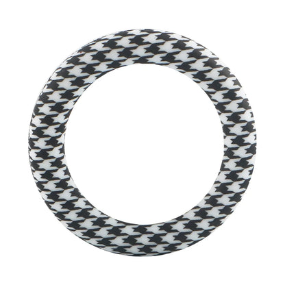 Kovict Silicone Ring Pendant Blanks - 65mm Round Printed Rings for DIY Jewelry & Craft Making