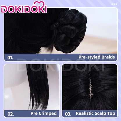 Zoeyy DokiDoki Cosplay Wig – Star Hair Style for Women, Includes Free Wig Cap, Halloween & Costume Props