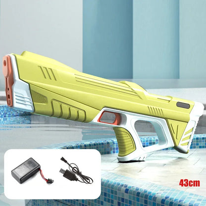 Summer Water Gun - High-Pressure Non-Electric Automatic Water Pistol Beach Toy for Kids