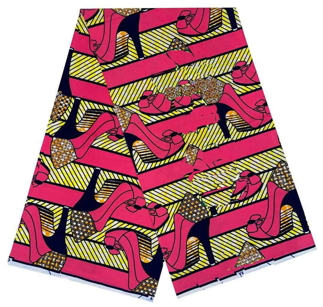 African Ankara Wax Print Fabric - 100% Cotton Batik Patchwork Sewing Material for Dresses & Crafts