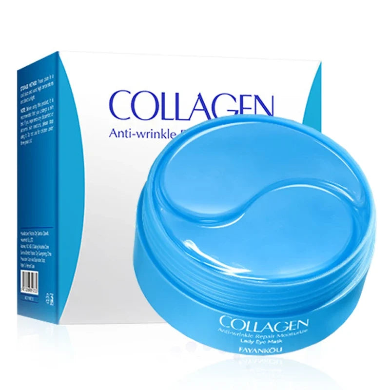 Crystal Collagen Eye Mask - 60pcs Anti-Dark Circle & Eye Bag Firming Gel Patches