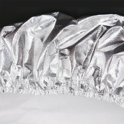 Car Steering Wheel Sun Shade Cover – Foldable Anti-UV Silver Coated Sunscreen Insulation Accessory