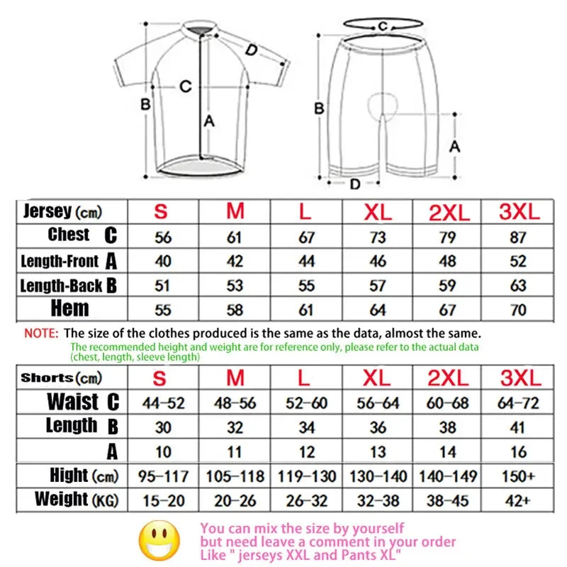 Kids Cycling Jersey Set - Baby Movistar Team Style Road Bike Shirt and Pants Suit for Boys and Girls MTB Riding