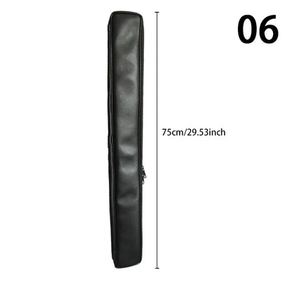 Waterproof Leather Instrument Bag - Thickened Vertical Storage Case for Flute, Piccolo, Saxophone & Wind Instruments