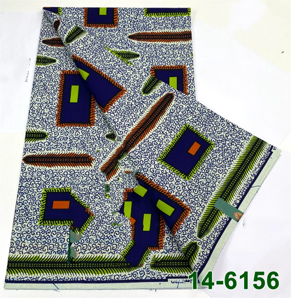 Latest Style Ankara Wax Print Fabric - 100% Cotton High Quality Soft African Real Wax Material