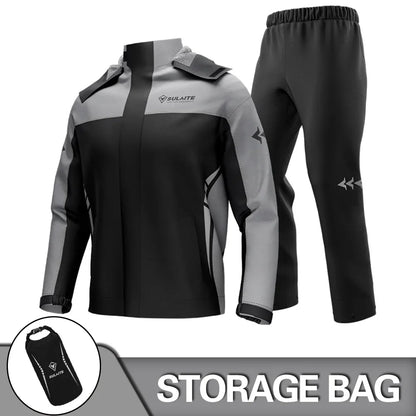 Waterproof Motorcycle Raincoat Suit – Men & Women Moto Raincoat Jacket & Pants Set for Bikers