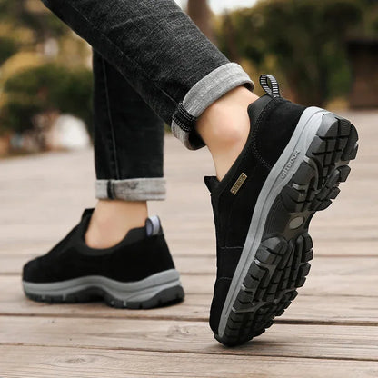 Men’s Lightweight Walking Shoes - Fashion Sport Sneakers with Comfortable Flat Design for Casual Everyday Wear