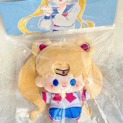 Kawaii Sailor Moon Plush Doll - Cute Anime Heart Bag Pendant, Soft Stuffed Toy & Birthday Gift
