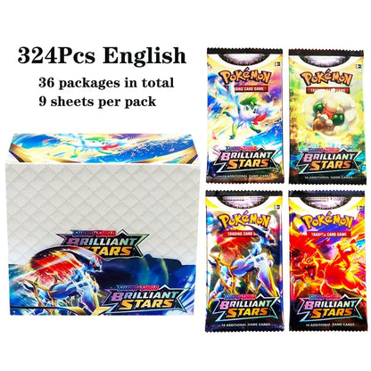 324pcs Pokemon TCG Booster Box - Sword & Shield Fusion Strike Trading Card Packs Display Set with 36 Booster Packs