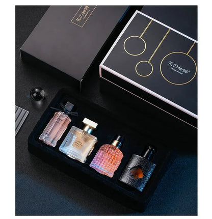 Original Women’s Perfume Set – 105ml Eau de Parfum 4-Piece Gift Box with Fresh Floral & Plant Fragrance