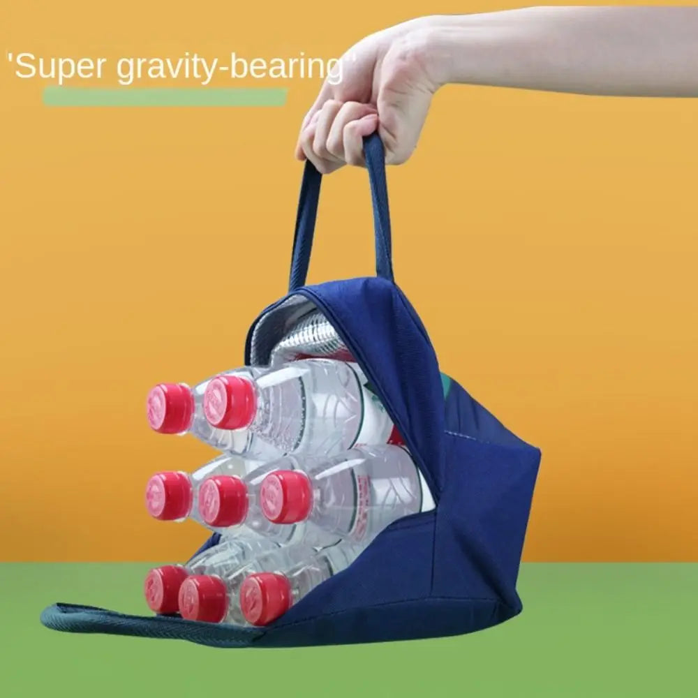 Cartoon Insulated Lunch Bag - Portable Non-Woven Thermal Food Storage Tote