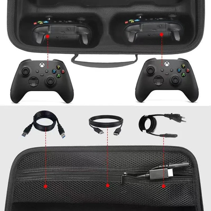 Hard Case Bag for Xbox Series S – Game Console & Controller Storage Organizer Travel Carry Case