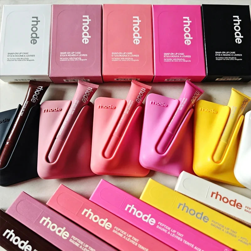 RHODE Magnetic Lip Case - MagSafe Compatible iPhone Cover with Lip Gloss Holder for iPhone 17 Air 16 15 14 13 12 11 Pro Max