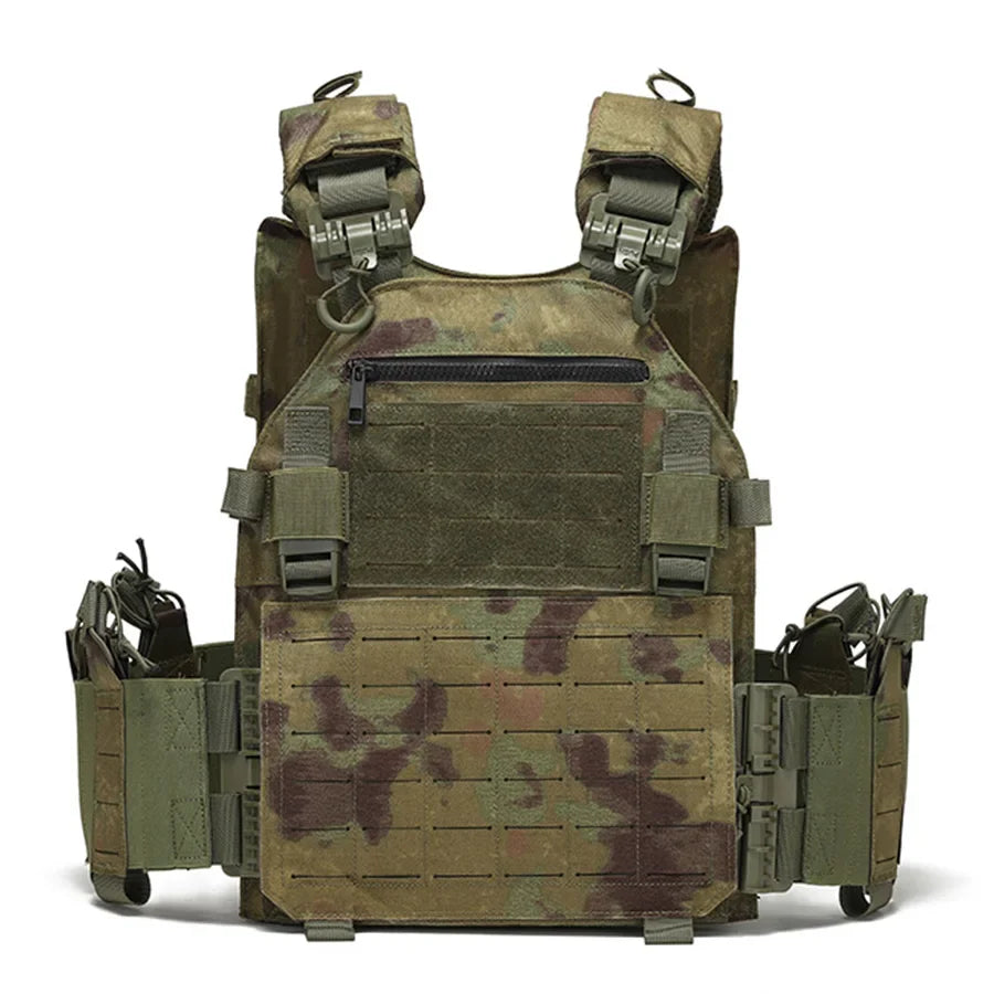 Outdoor Training Vest – Multi-Functional Waterproof MOLLE Expansion Quick-Release Wear-Resistant Tactical Vest