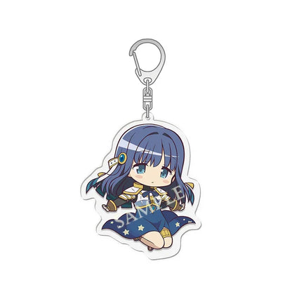Puella Magi Madoka Magica Anime Keychain – Kaname, Akemi, Homura, Miki, Sayaka, Tomoe, Mami & Kyoko Fan Gift Keyring