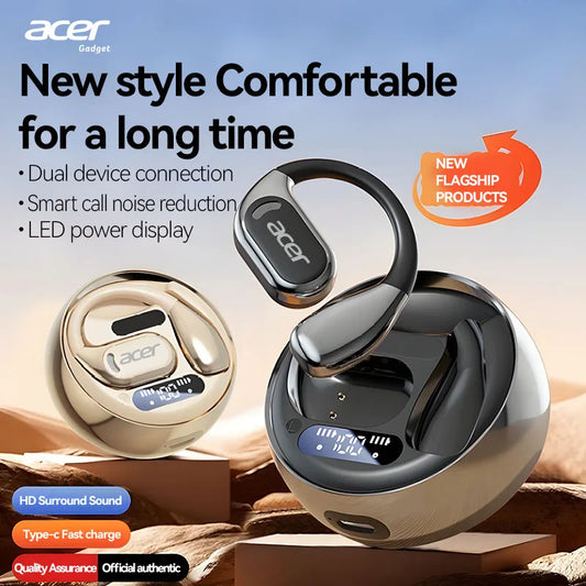 Acer OHR510 Wireless Bluetooth Headphones – Open-Ear Sports Earphones for Running, Fitness, Mobile, Tablet & Laptop Multi-Device Compatibility