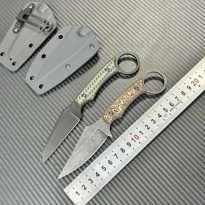 Compact Outdoor Survival Knife - High Hardness Full Steel Camping & Adventure Knife