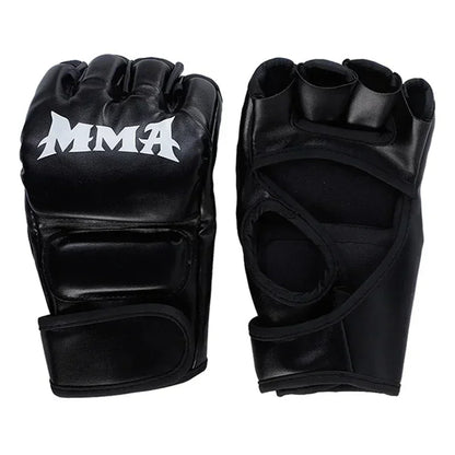 MMA Boxing Gloves - PU Training Gloves for Karate, Muay Thai, Sanda & Free Fight