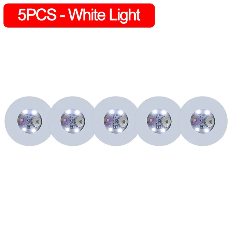 LED Coaster Sticker – Battery-Powered Luminous Glass & Bottle Pads for Bars, Parties, and Drink Decor