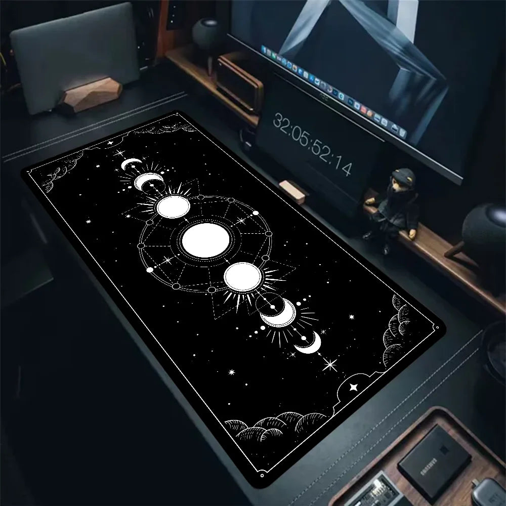 Magic Tarot Card Mouse Pad - Colorful Astrology HD Printed Waterproof Large Desk Mat for PC Keyboard Office Setup