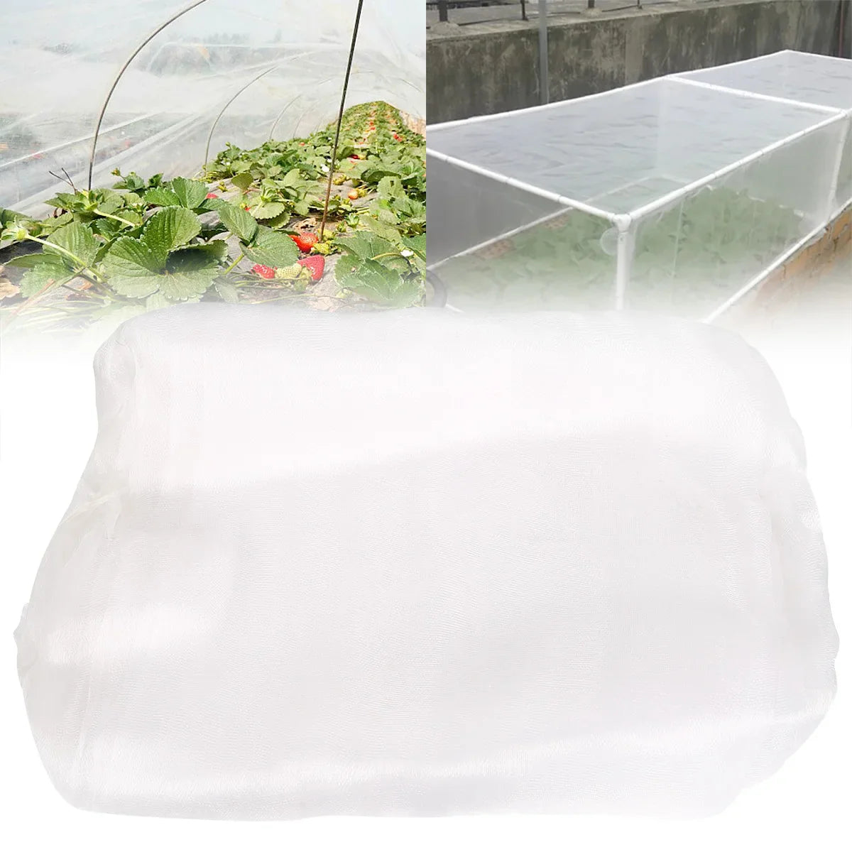 Garden Insect Protection Net – 60 Mesh Pest Control Cover for Plants, Vegetables, Fruits, Flowers & Greenhouse, Anti-Bird Protective Net