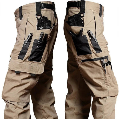 Wear Resistant Tactical Cargo Pants - Multi Pocket Outdoor Work Trousers for Men Spring Autumn Casual Jogger Style