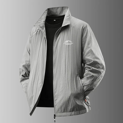 Men’s UV Protection Summer Jacket - Ultra-Light Breathable Sunproof Fishing Coat for Outdoor Activities