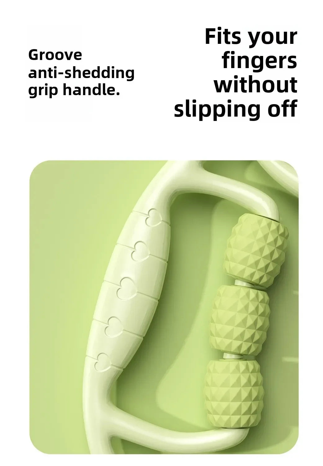 9/12/18-Round Circular Leg Massager – Muscle Stretching & Slimming Roller Clamp for Legs