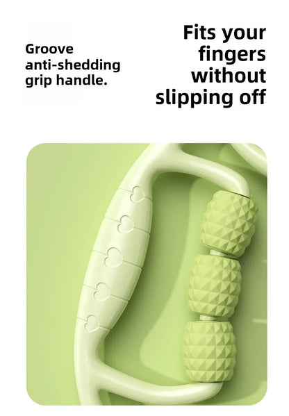 9/12/18-Round Circular Leg Massager – Muscle Stretching & Slimming Roller Clamp for Legs