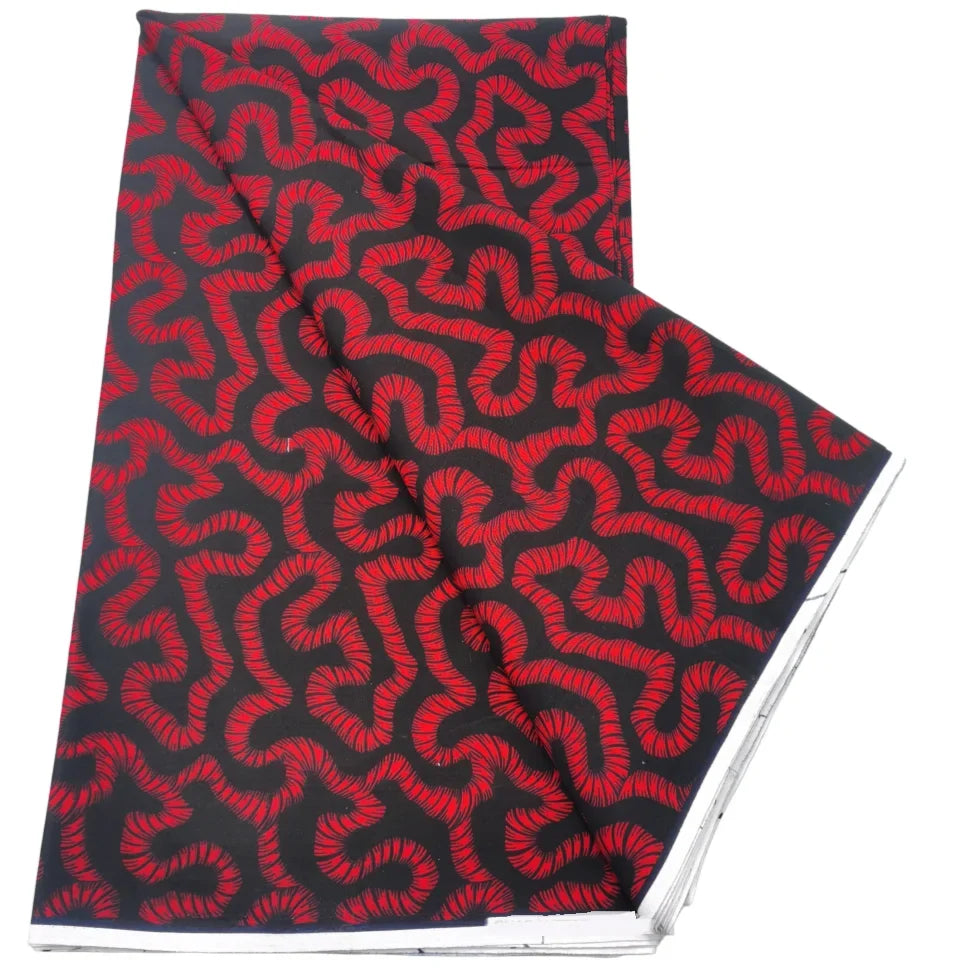 2026 African Real Wax Print Fabric - High Quality Ankara Pagne ABC
