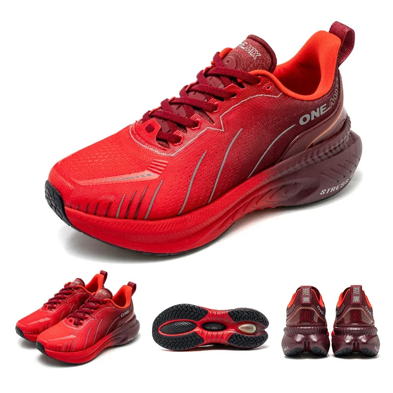 ONEMIX Cushioning Running Shoes - Heavy Runner Support Non Slip Athletic Sneakers for Men & Women Outdoor Sports