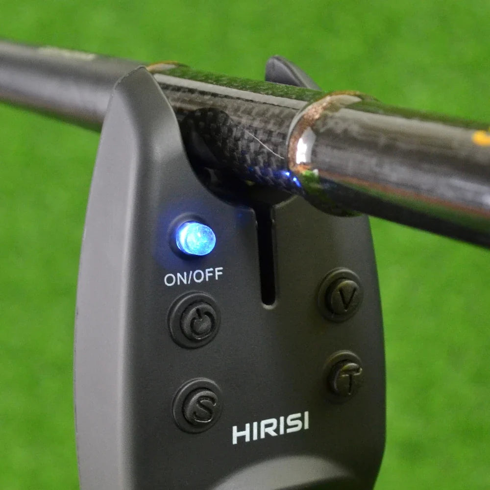 Hirisi Carp Fishing Bite Alarm - LED Light Alert Indicator for Fishing Tackle & Angling Equipment