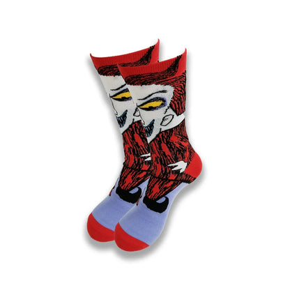 Cartoon Animation Fashion Socks for Men & Women – Autumn Winter Street Style Trendy Casual Combed Cotton Socks