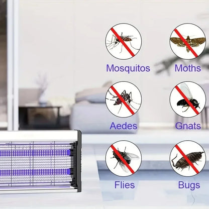 UV Mosquito Killer Lamp - Electric Indoor Fly Trap with Hanging Hook for Home, Hotel & Restaurant Use