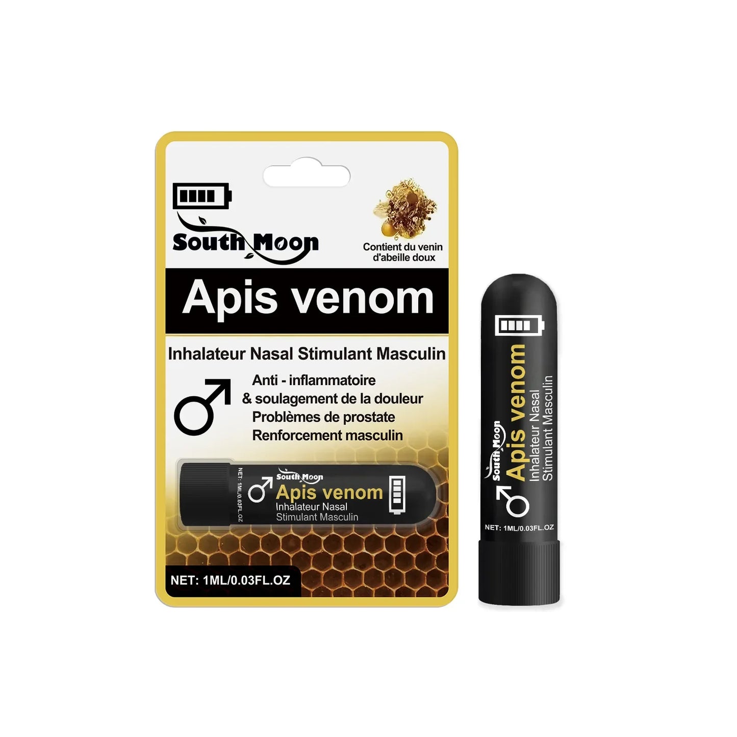 Men’s Nasal Sniffing Stick - Gentle Daily Care Inhaler for Comfortable Breathing & Refreshing Aroma Support