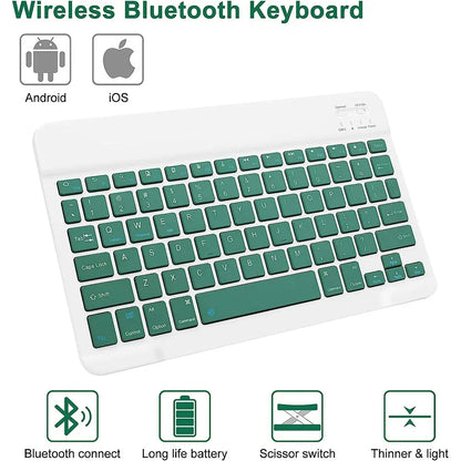 iPad 10th Generation 2022 Case – 10.9 Inch with Detachable Wireless Bluetooth Keyboard & Tablet Cover