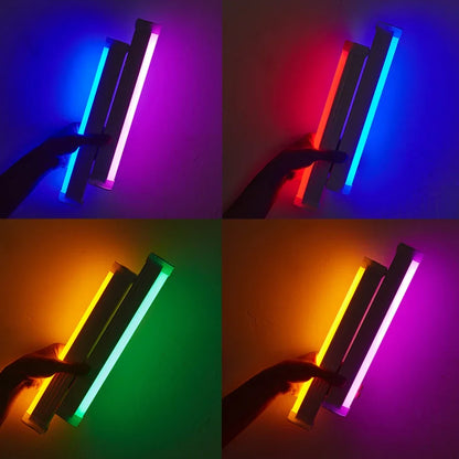 LED Video Light Wand – Handheld & Hanging Fill Light for Photography, Vlog, Live Streaming, Rechargeable Bedside Lamp