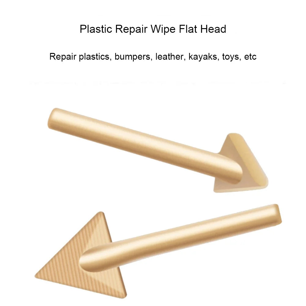Plastic Repair Soldering Iron Tip - Copper Triangular Smoothing Head for 60W Welding Kit