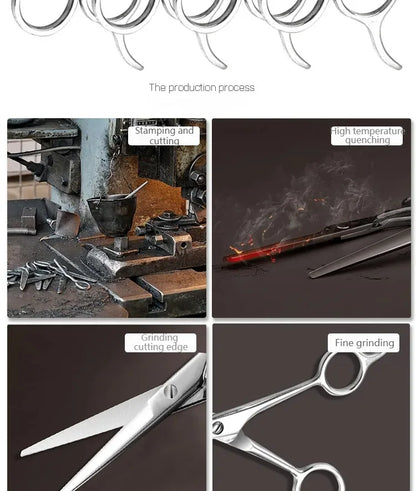 Professional Hairdressing Scissors – Stainless Steel Hair Cutting Shears for Barbers & Salon Stylists