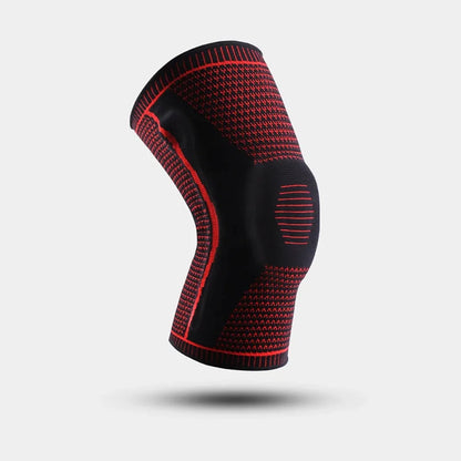 Silicone Knee Pads Strap – Patella & Meniscus Support Compression Brace for Running and Sports
