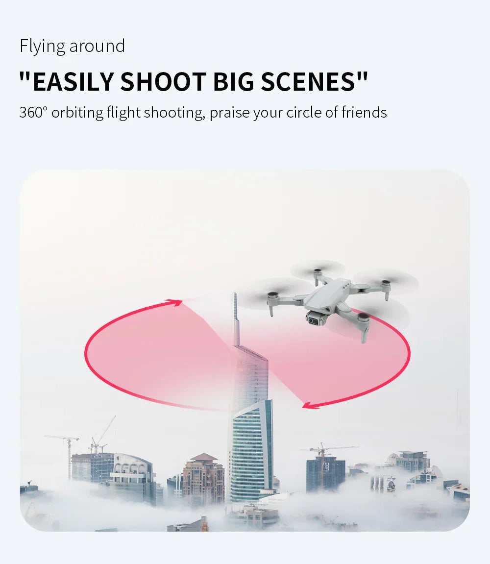 Drone L900 Pro 4K – Professional 5G GPS HD Dual Camera Photography, Brushless Foldable Quadcopter, 1.2KM Distance RC Drone Toys