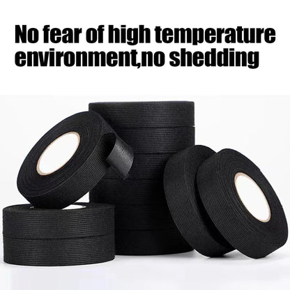 Electrical Tape – Heat Resistant, Waterproof, Adhesive Cloth Tape, Available in 1/3/5 Pcs, for Automotive and Insulating Uses