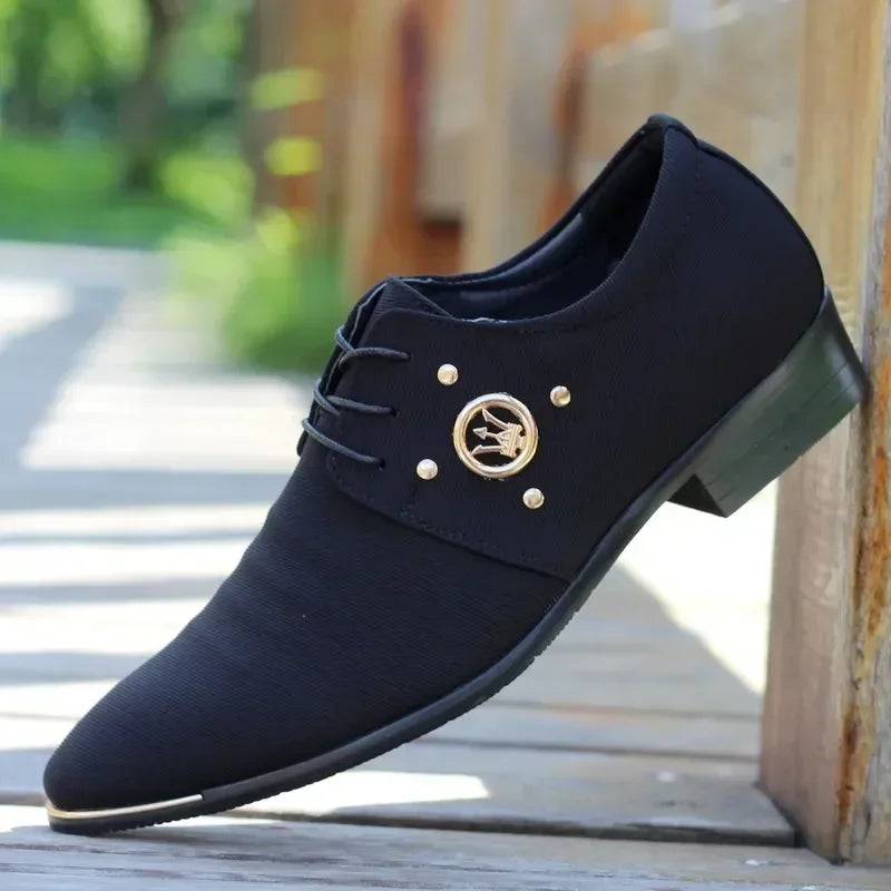Men’s Italian Leather Dress Shoes - Colorful Business, Party & Wedding Formal Shoes for Summer
