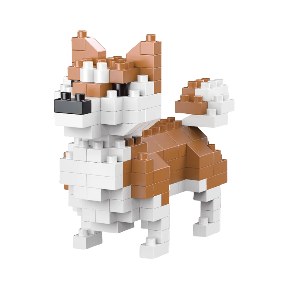 Mini Dachshund Dog Building Blocks Toy – Lifelike Construction Set for Kids & Adults, Fun Educational DIY