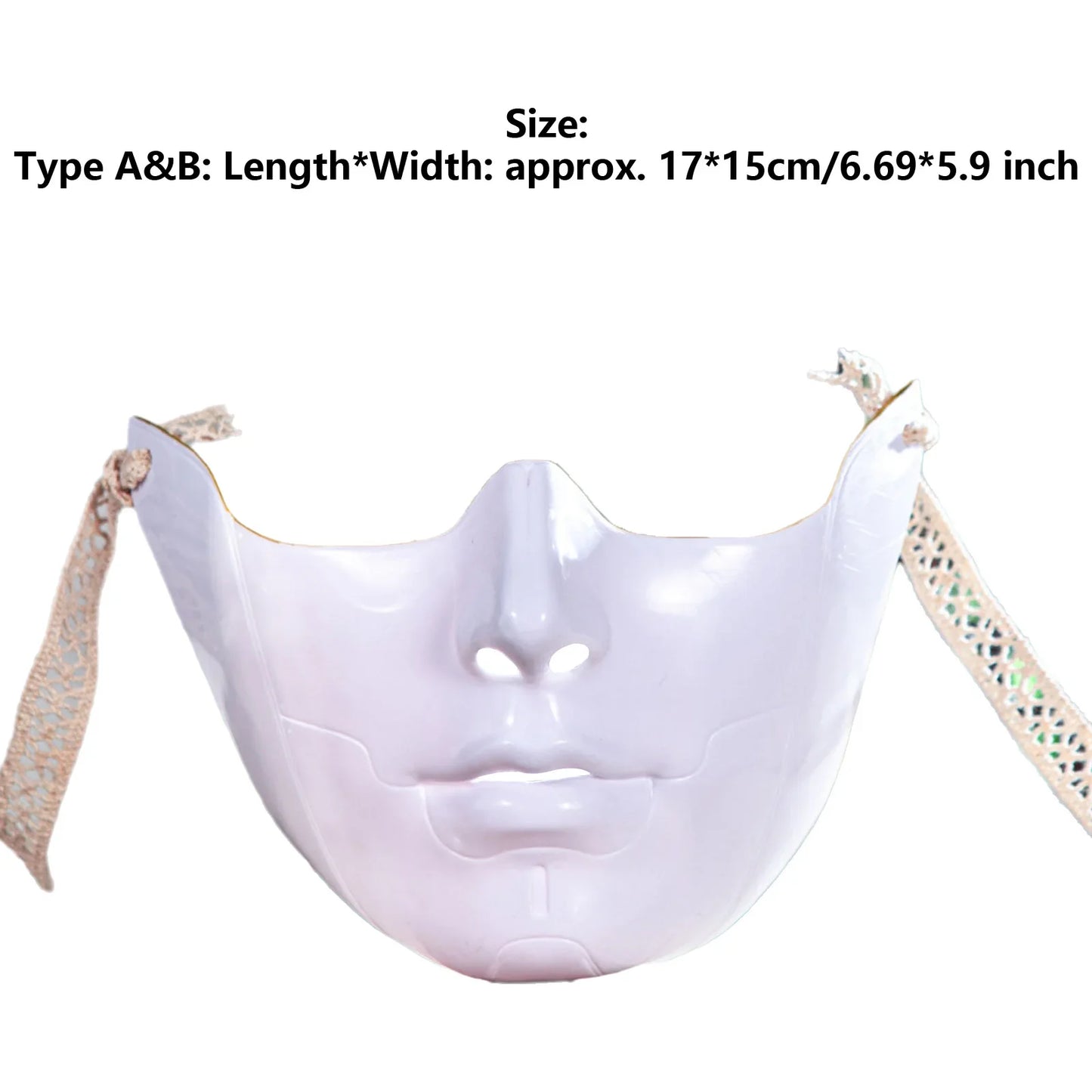 Cyberpunk Mechanical Half Face Mask — Technological Wings Mask for Men & Women, Halloween, Carnival, Dress-Up Props