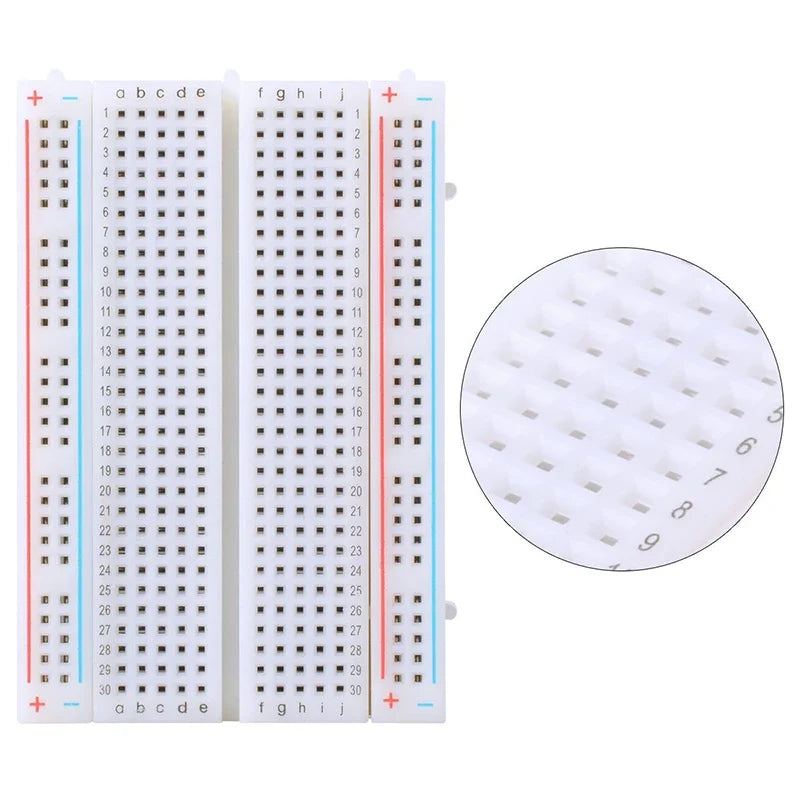 MB102 Breadboard Prototype Kit - 830/400/SYB-170/ZY-55 Hole Universal Test Board with Jumper Wires for Arduino Projects
