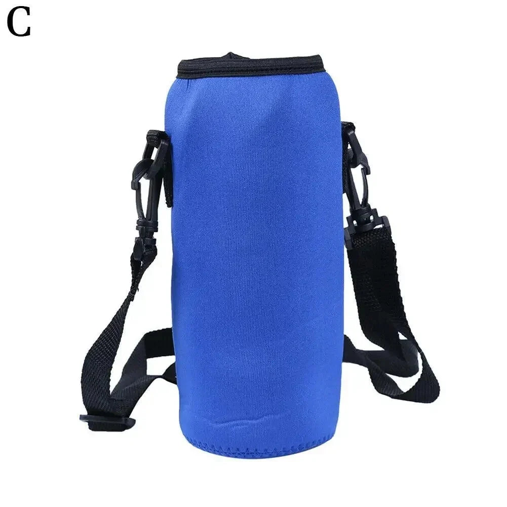 1000ML Neoprene Insulated Bottle Cooler Sleeve - Portable Carrying Case for Camping, Hiking & Sports Water Bottles