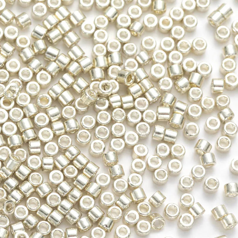 MKY 2.0MM Metallic Glass Beads - Loose Beads for DIY Handmade Crochet & Jewelry Crafts