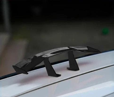 Mini Carbon Fiber Tail Wing - Universal Car & Motorcycle Creative Rear Decoration Accessory